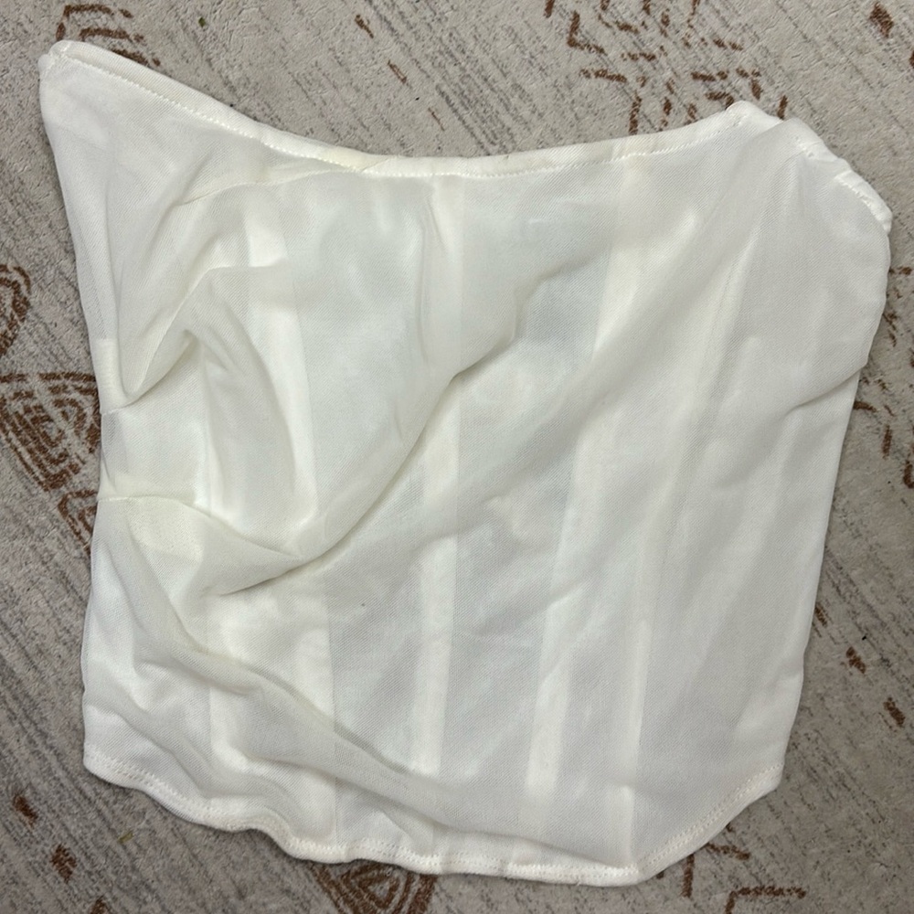 PrettyLittleThing White Corset